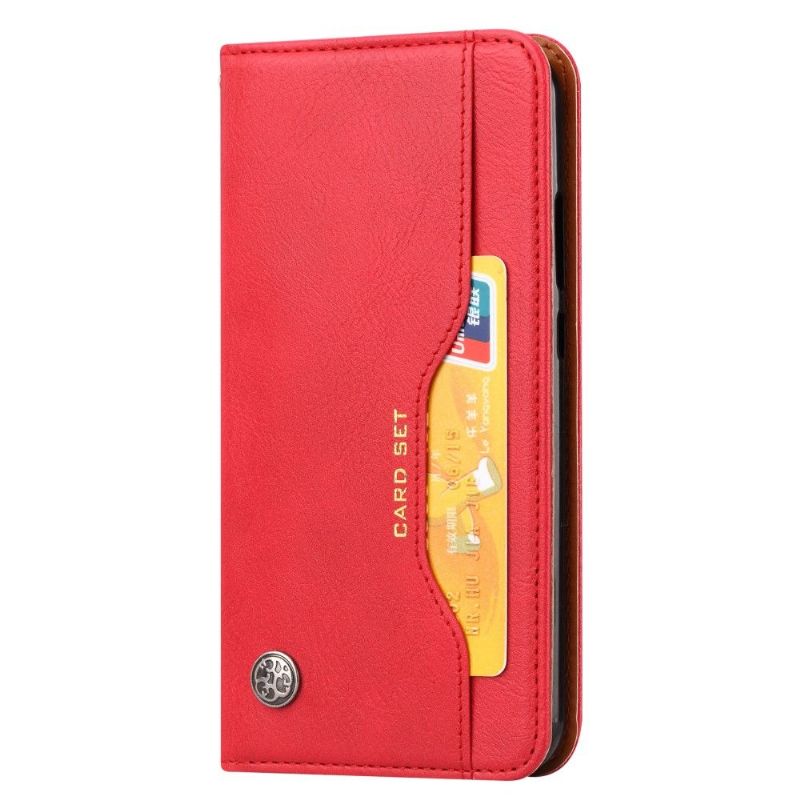 Pouzdra Na Xiaomi Redmi 7 Kůže Se Stojanem A Držákem Na Karty
