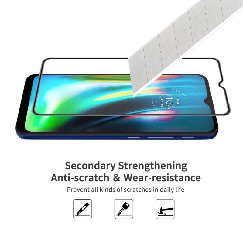 Chrániče Obrazovky Z Tvrzeného Skla Motorola Moto G9 Play V Plné Velikosti (2 Kusy)