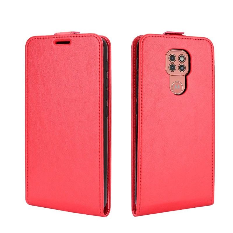 Flipové Pouzdro Na Motorola Moto G9 Play Kožené Pouzdro Vertikální Umělá Kůže