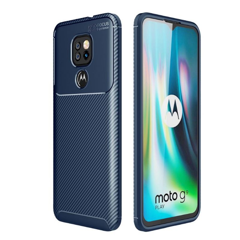 Kryt Na Motorola Moto G9 Play Efekt Uhlíkových Vláken