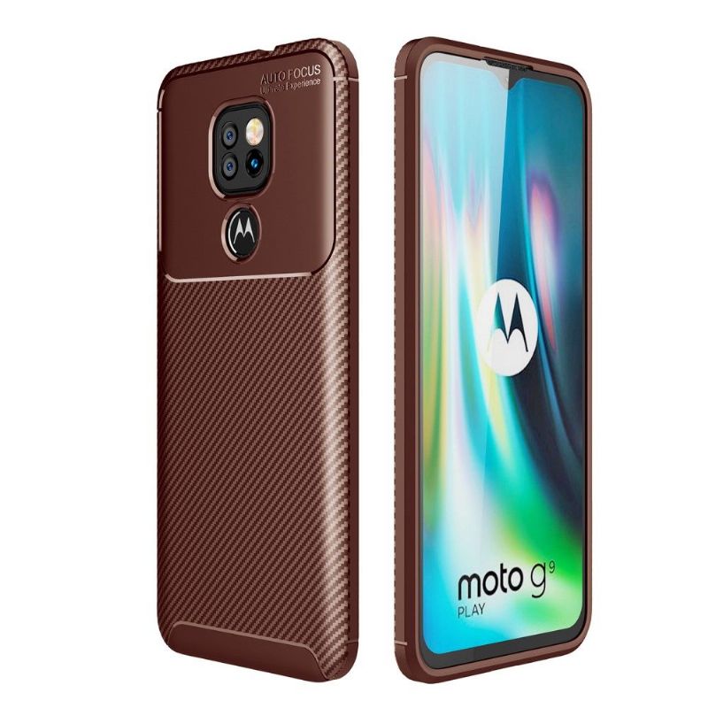 Kryt Na Motorola Moto G9 Play Efekt Uhlíkových Vláken