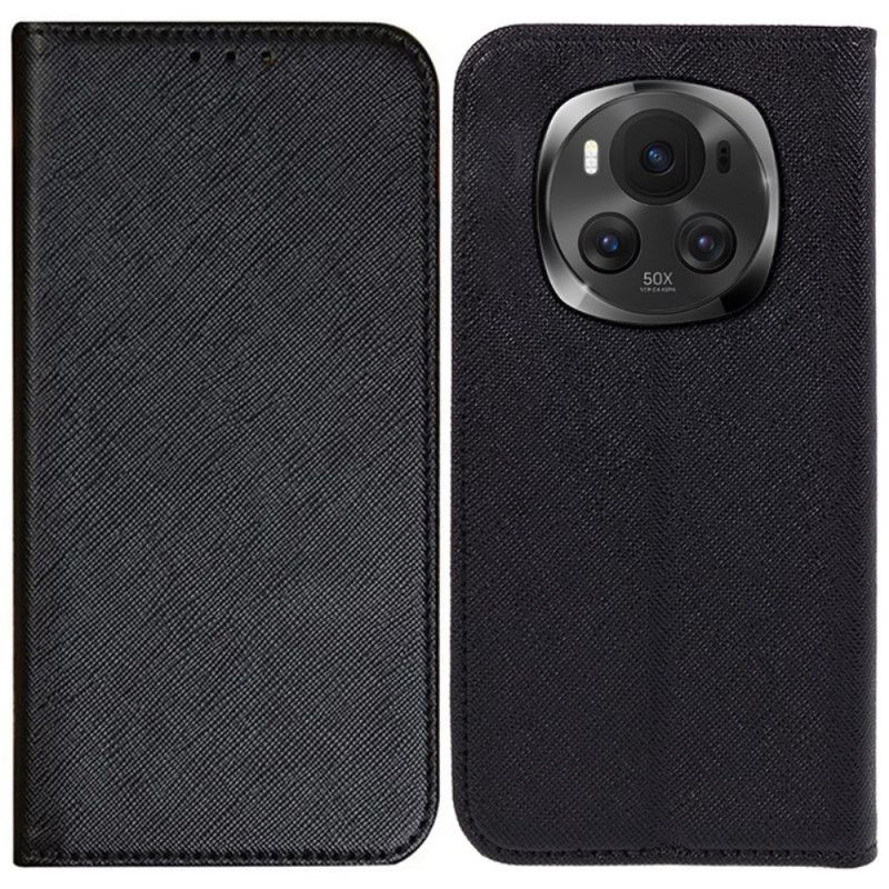 Kožené Pouzdro Folio Na Honor Magic 6 Pro Textura Povrchu