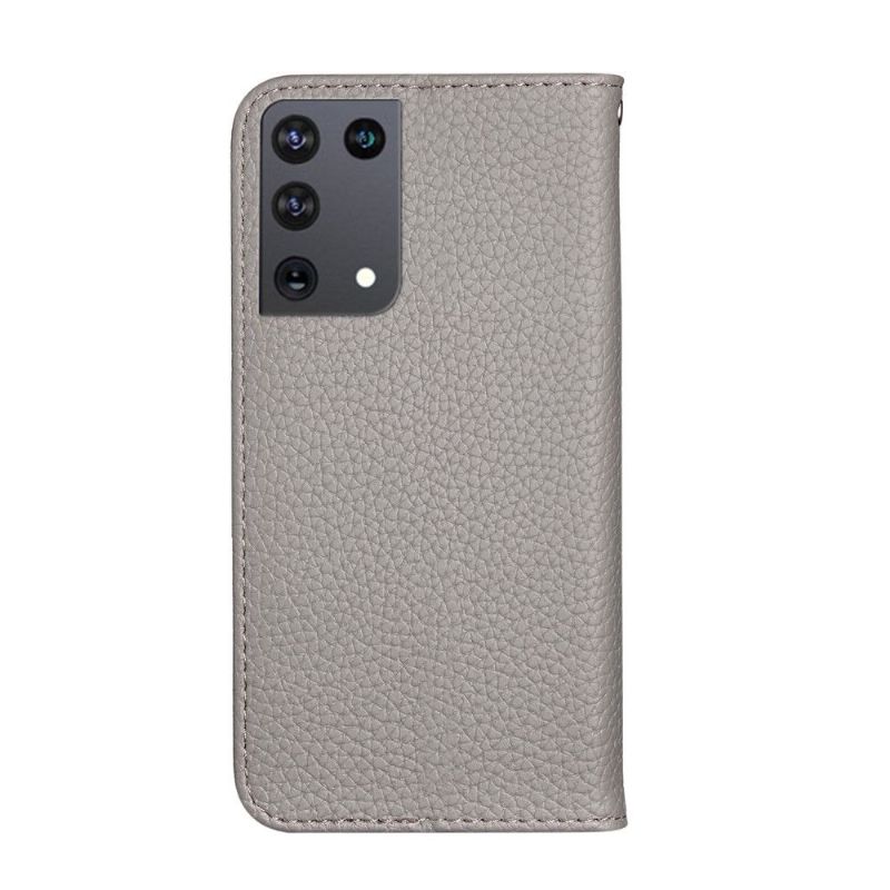 Flipové Pouzdro Na Samsung Galaxy S21 Ultra 5G Kožené Pouzdro Flip Z Umělé Kůže