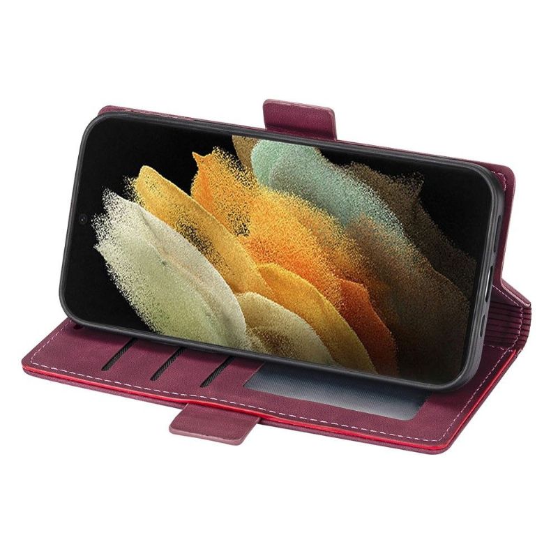 Kožené Pouzdro Na Samsung Galaxy S21 Ultra 5G N.bekus Premium