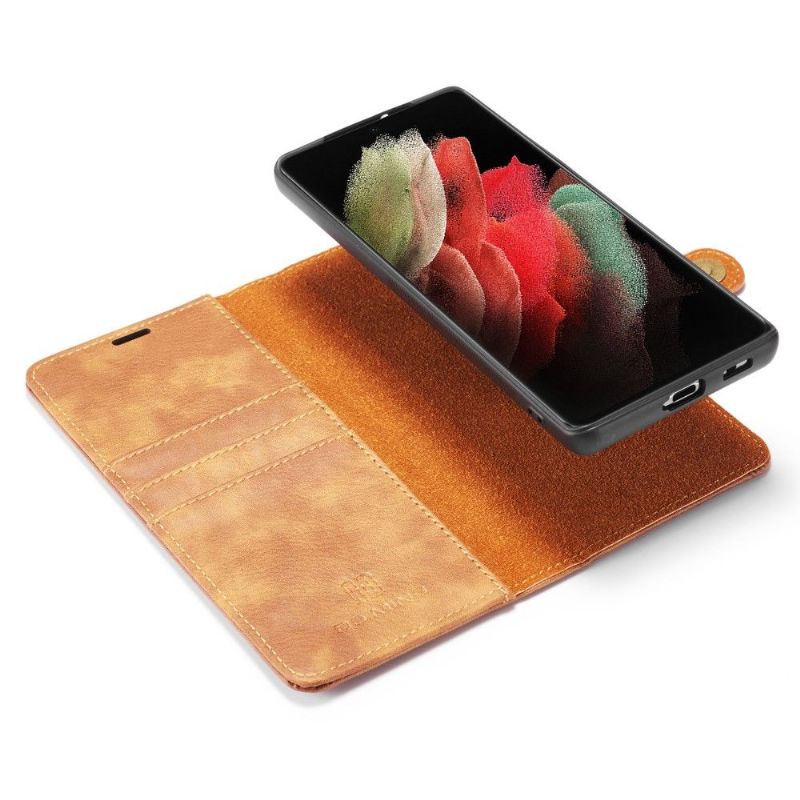 Kryt Flipové Pouzdro Na Samsung Galaxy S21 Ultra 5G Ochranný 2v1 Odnímatelné
