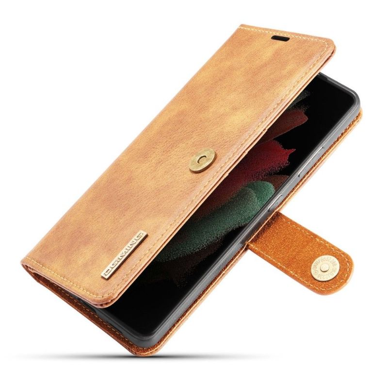 Kryt Flipové Pouzdro Na Samsung Galaxy S21 Ultra 5G Ochranný 2v1 Odnímatelné