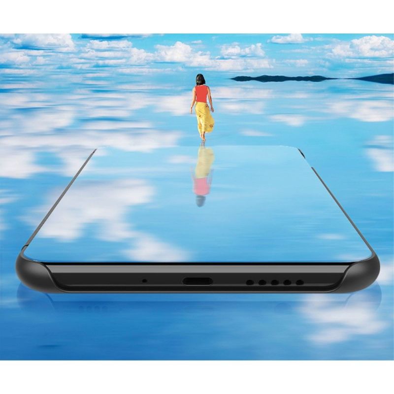 Kryt Na Samsung Galaxy S21 Ultra 5G Flipové Pouzdro Zrcadlový Efekt