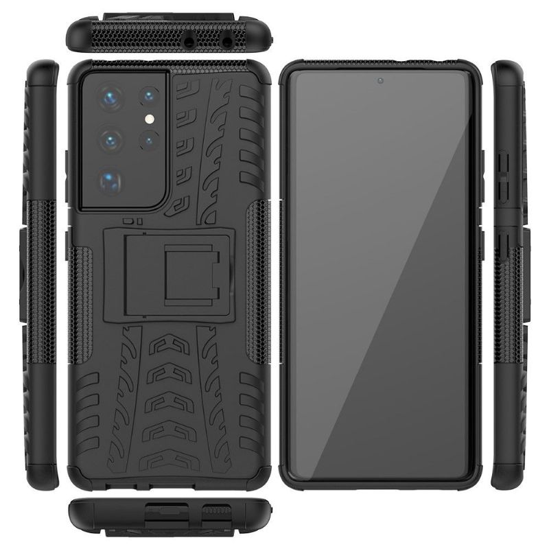 Kryt Na Samsung Galaxy S21 Ultra 5G Protiskluzové S Integrovanou Podporou
