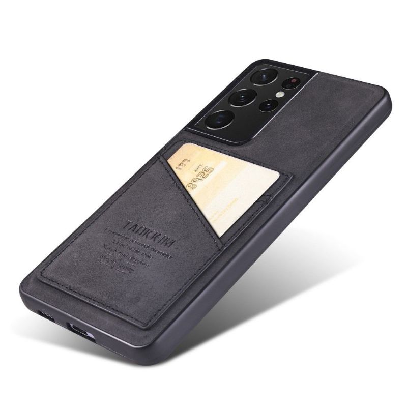 Kryt Na Samsung Galaxy S21 Ultra 5G Vintage Umělá Kůže