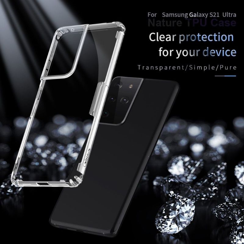 Kryt Na Samsung Galaxy S21 Ultra 5G Vyztužené Rohy Nillkin Nature