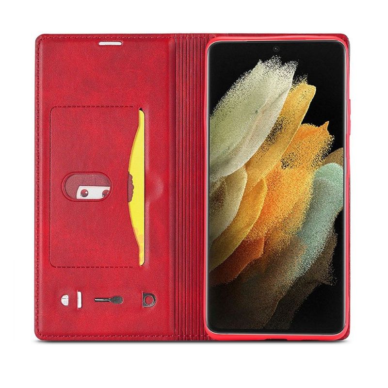 Pouzdra Na Samsung Galaxy S21 Ultra 5G Držitel Karty Clementian