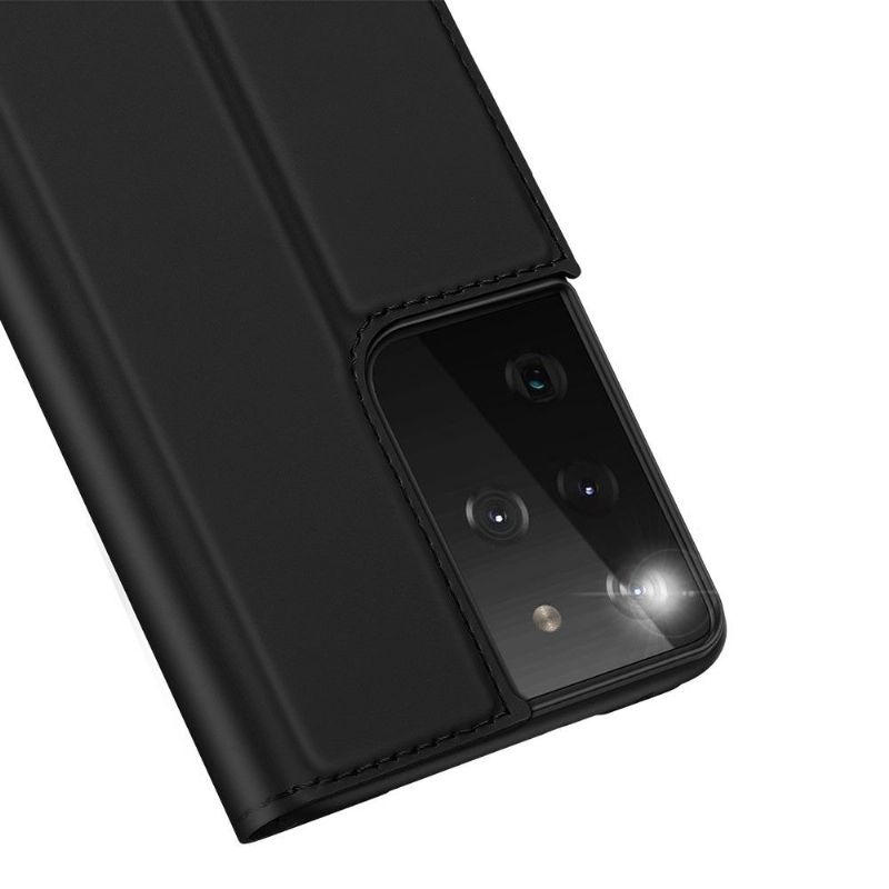 Pouzdra Na Samsung Galaxy S21 Ultra 5G Obchodní Saténový Efekt