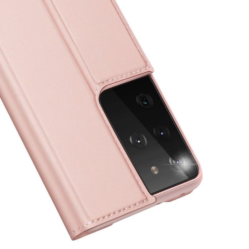Pouzdra Na Samsung Galaxy S21 Ultra 5G Obchodní Saténový Efekt