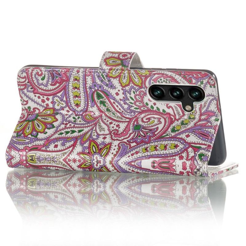Flipové Pouzdro Na Samsung Galaxy A13 5G Paisley Flower