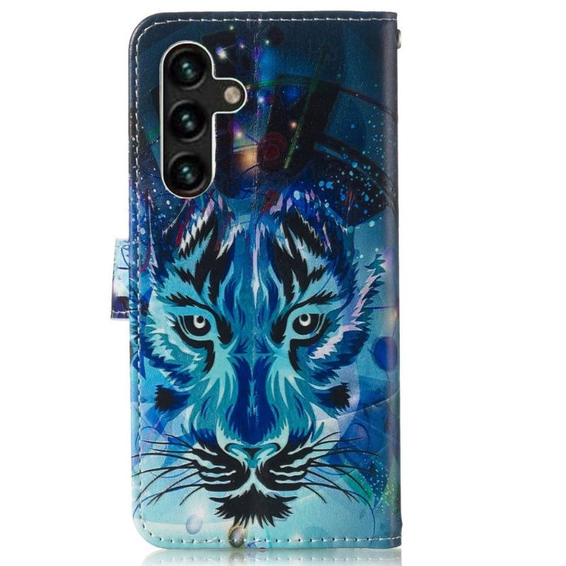 Flipové Pouzdro Na Samsung Galaxy A13 5G Umělecký Tygr