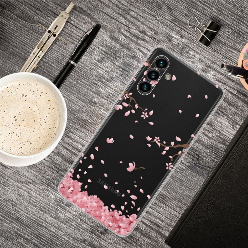 Kryt Na Samsung Galaxy A13 5G Růžové Květy