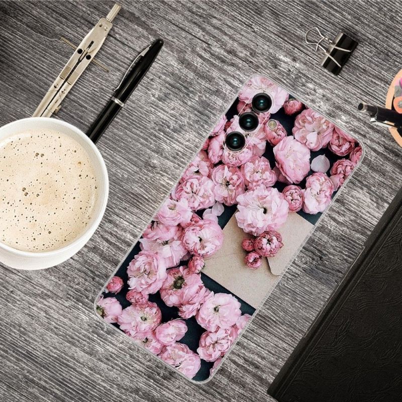 Kryt Na Samsung Galaxy A13 5G Růžový Květ