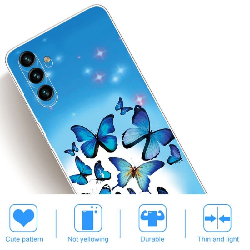 Kryty Na Mobil Na Samsung Galaxy A13 5G Modrí Motýli