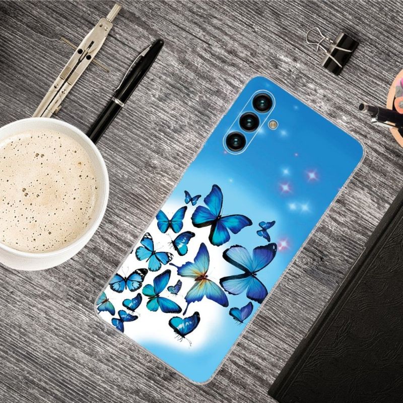 Kryty Na Mobil Na Samsung Galaxy A13 5G Modrí Motýli