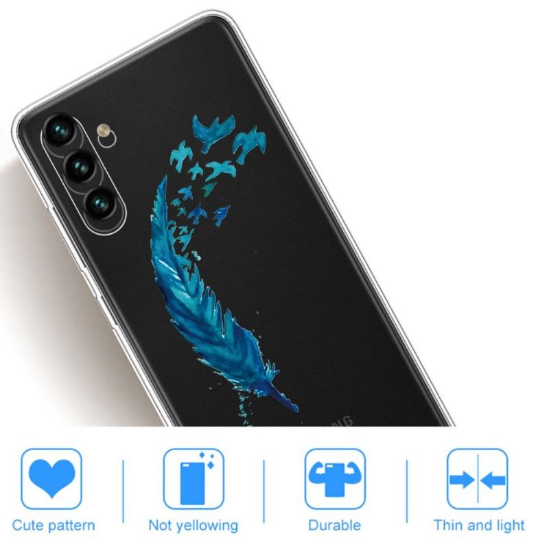 Kryty Na Mobil Na Samsung Galaxy A13 5G Peří A Ptáci