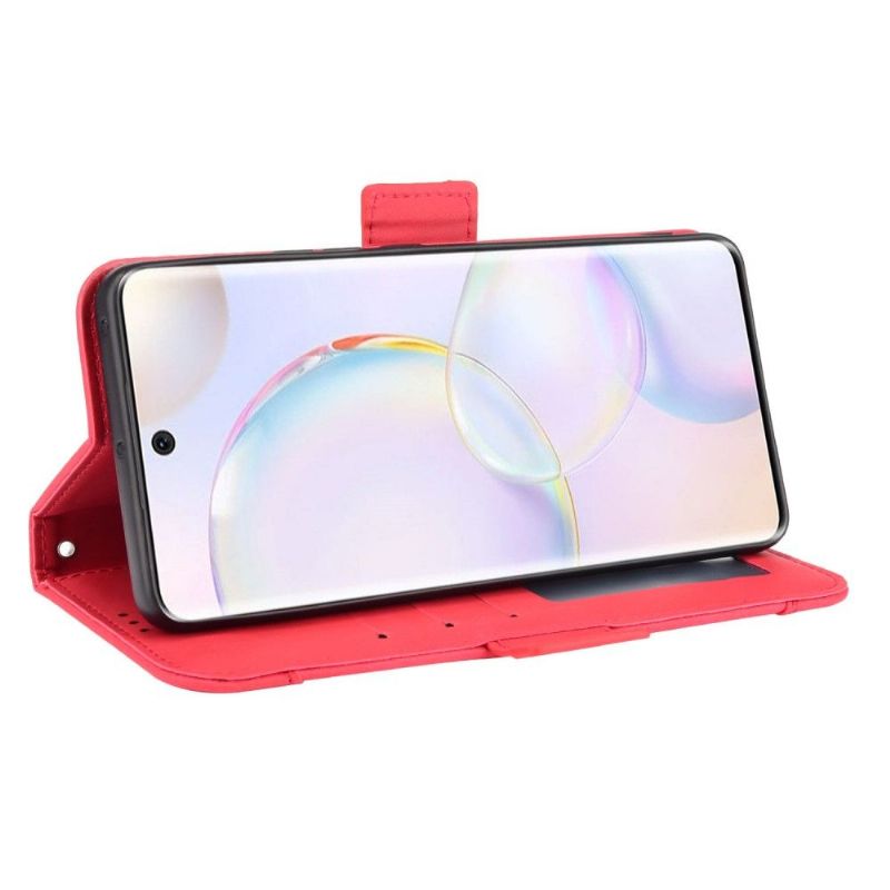 Flipové Pouzdro Na Huawei Nova 9 / Honor 50 Premium S Držitelem Karty