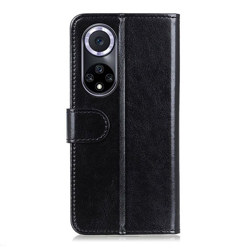 Kožené Pouzdro Folio Na Huawei Nova 9 / Honor 50 Flipové Pouzdro Funkce Stojanu Z Umělé Kůže