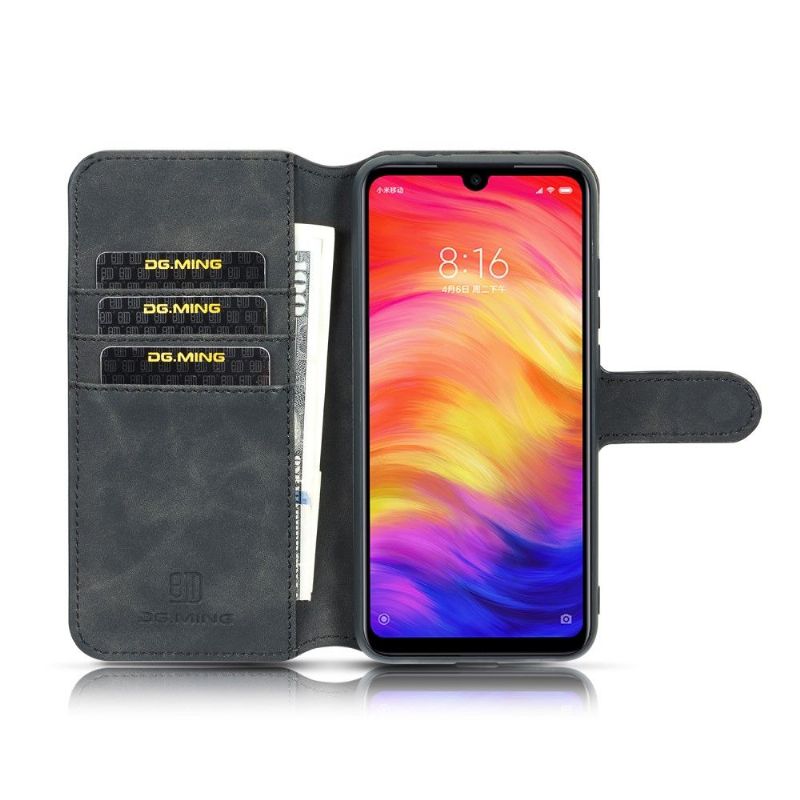 Flipové Pouzdro Na Huawei Y6 2019 Efekt Dg Ming Kůže