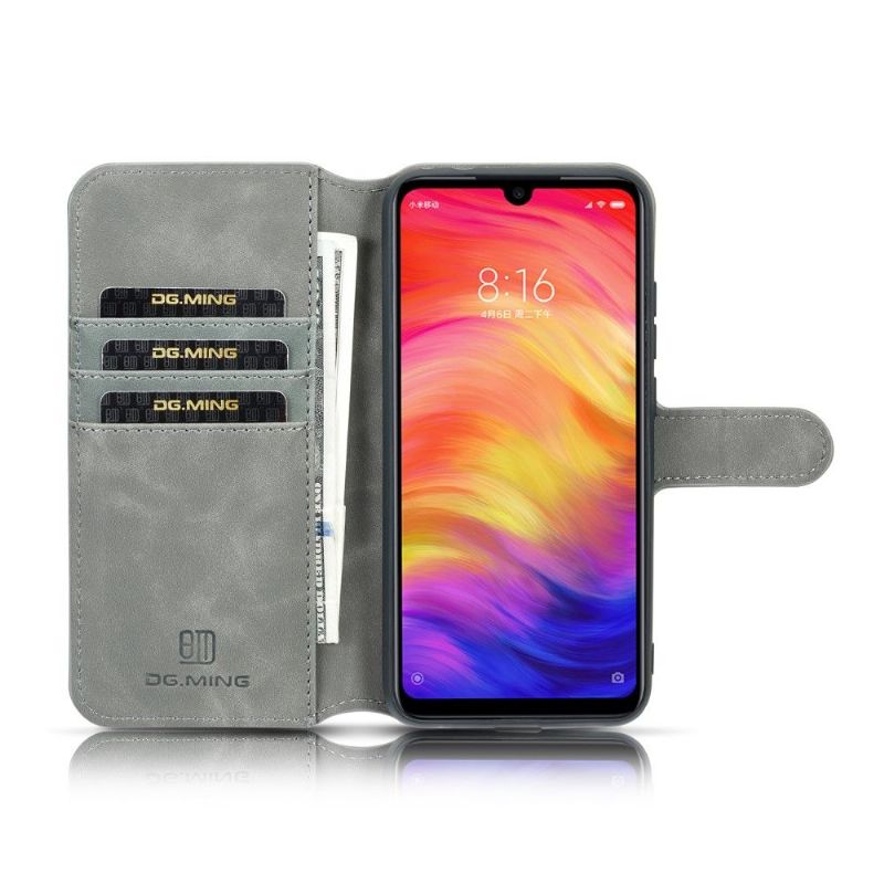 Flipové Pouzdro Na Huawei Y6 2019 Efekt Dg Ming Kůže