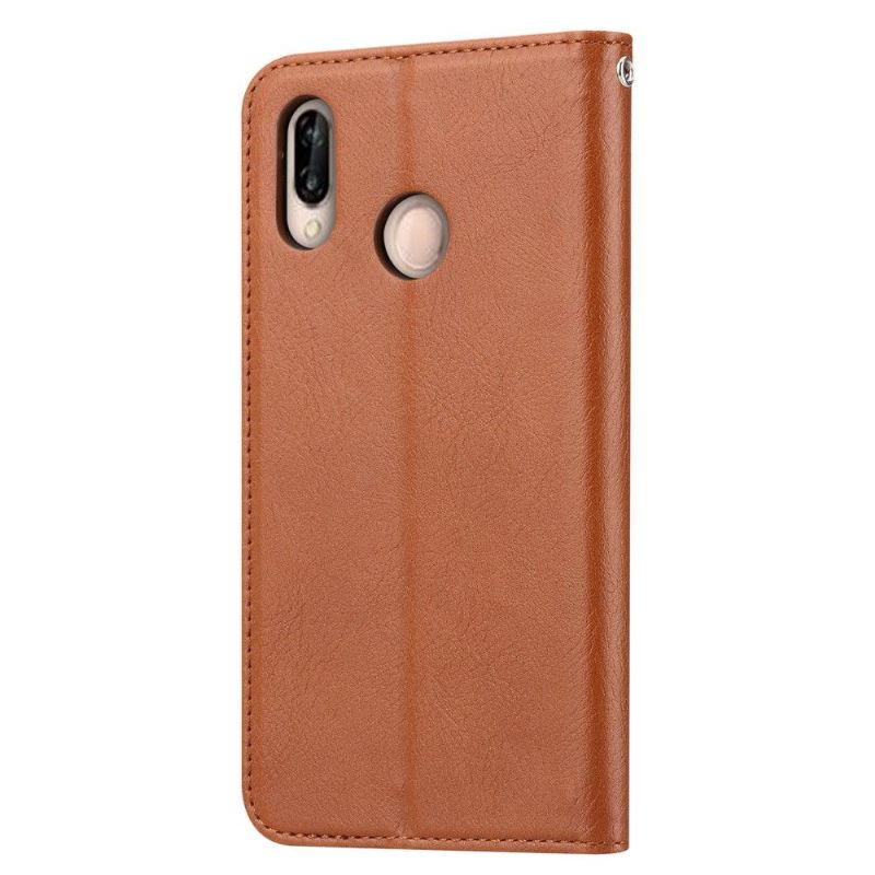 Flipové Pouzdro Na Huawei Y6 2019 Kožené Pouzdro Na Stojan