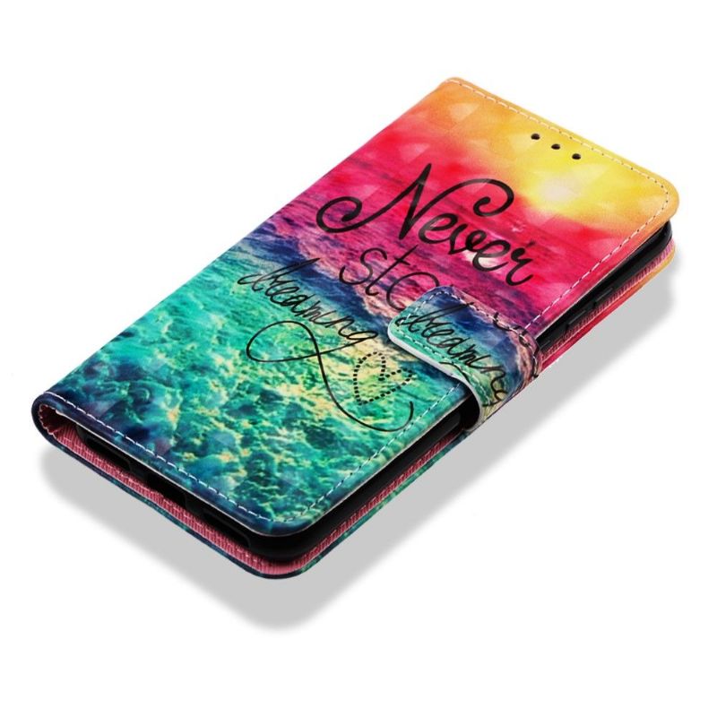 Flipové Pouzdro Na Huawei Y6 2019 Nikdy Nepřestávejte Snít
