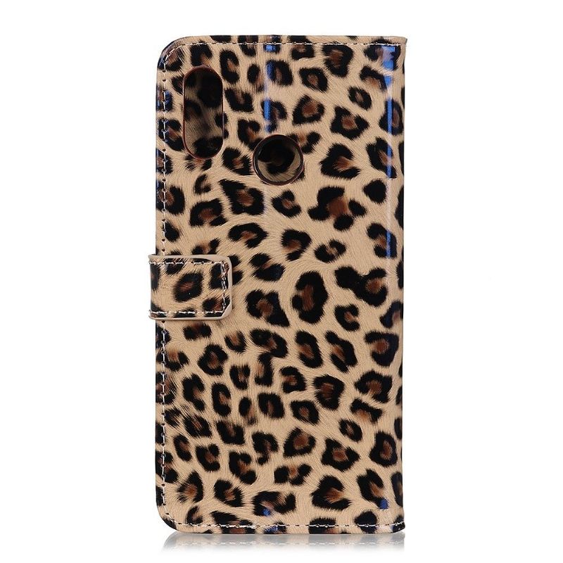 Flipové Pouzdro Na Huawei Y6 2019 Peněženkové Pouzdro Leopardí Peněženka