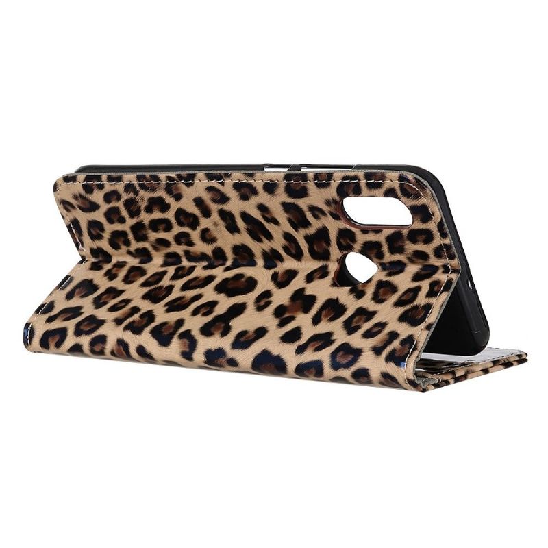 Flipové Pouzdro Na Huawei Y6 2019 Peněženkové Pouzdro Leopardí Peněženka