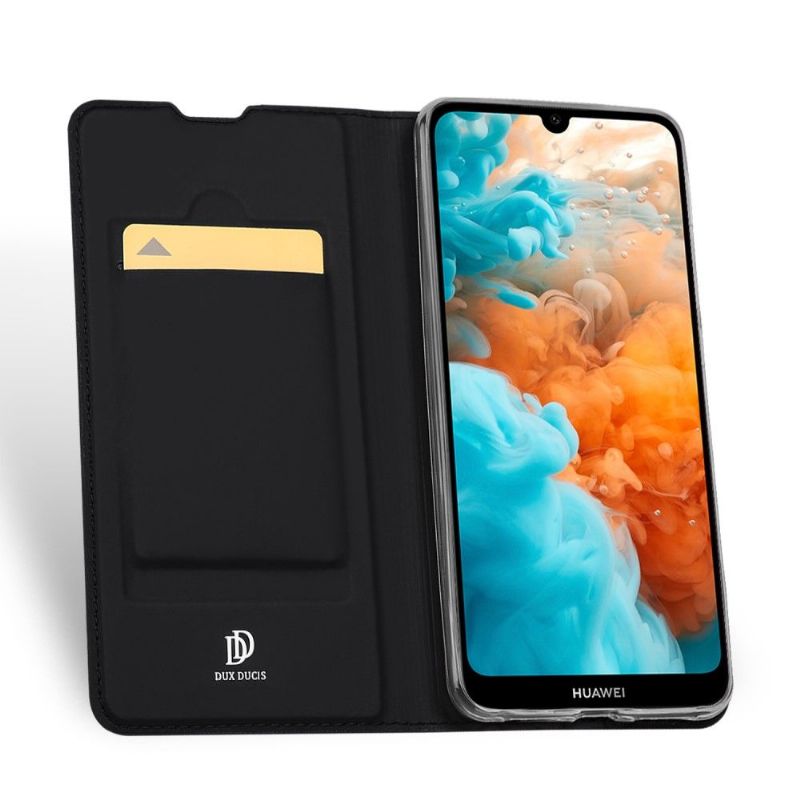 Flipové Pouzdro Na Huawei Y6 2019 Saténový Povlak