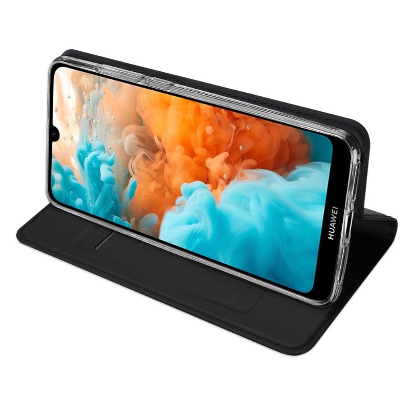 Flipové Pouzdro Na Huawei Y6 2019 Saténový Povlak