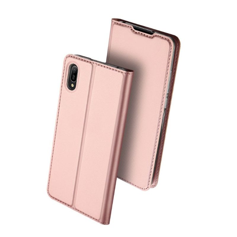 Flipové Pouzdro Na Huawei Y6 2019 Saténový Povlak