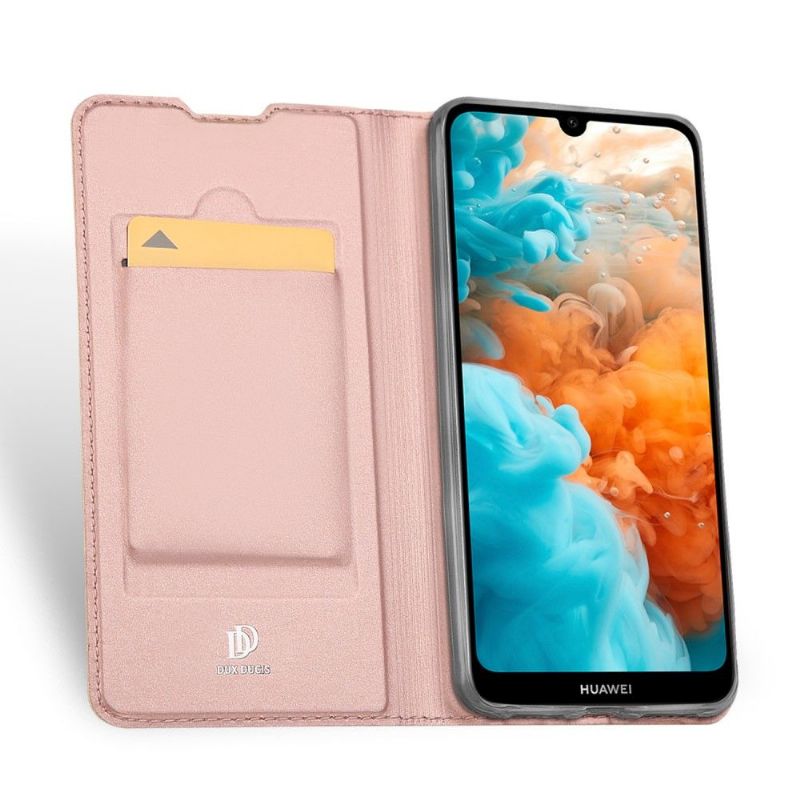 Flipové Pouzdro Na Huawei Y6 2019 Saténový Povlak