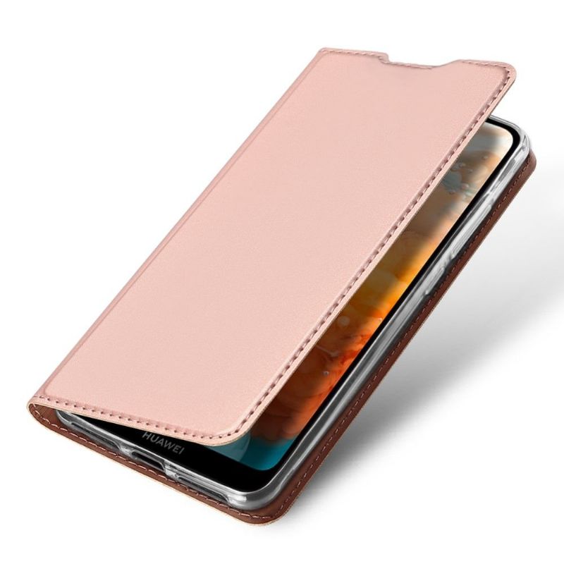 Flipové Pouzdro Na Huawei Y6 2019 Saténový Povlak