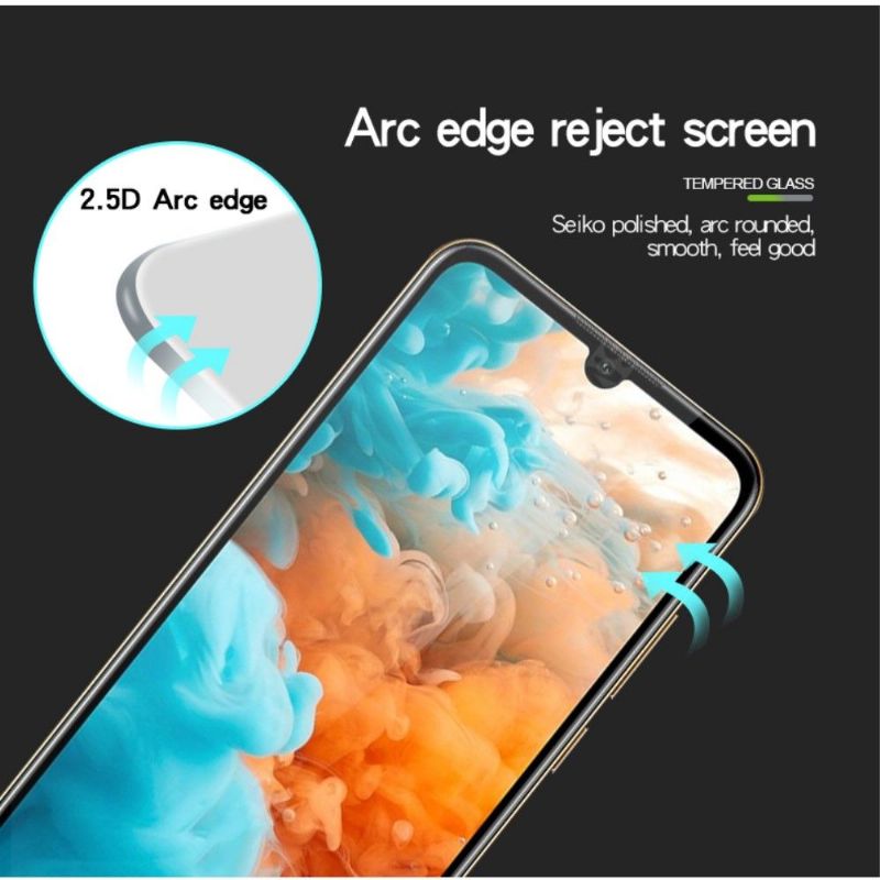 Huawei Y6 2019 – Ochranné Tvrzené Sklo V Plné Velikosti – Černá