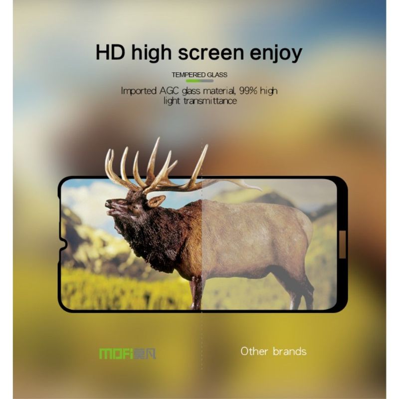 Huawei Y6 2019 – Ochranné Tvrzené Sklo V Plné Velikosti – Černá