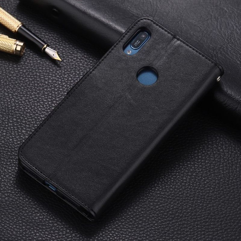 Kožené Pouzdro Folio Na Huawei Y6 2019 Umělá Kůže Azns