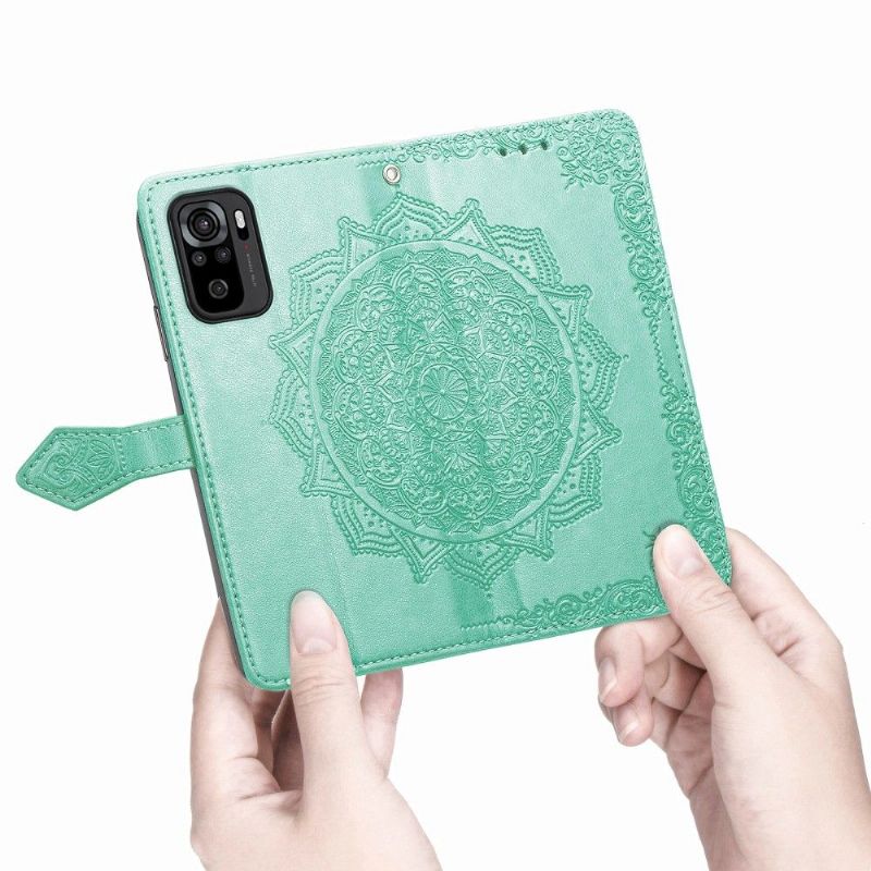 Flipové Pouzdro Na Xiaomi Redmi Note 10 Držák Karty Mandala