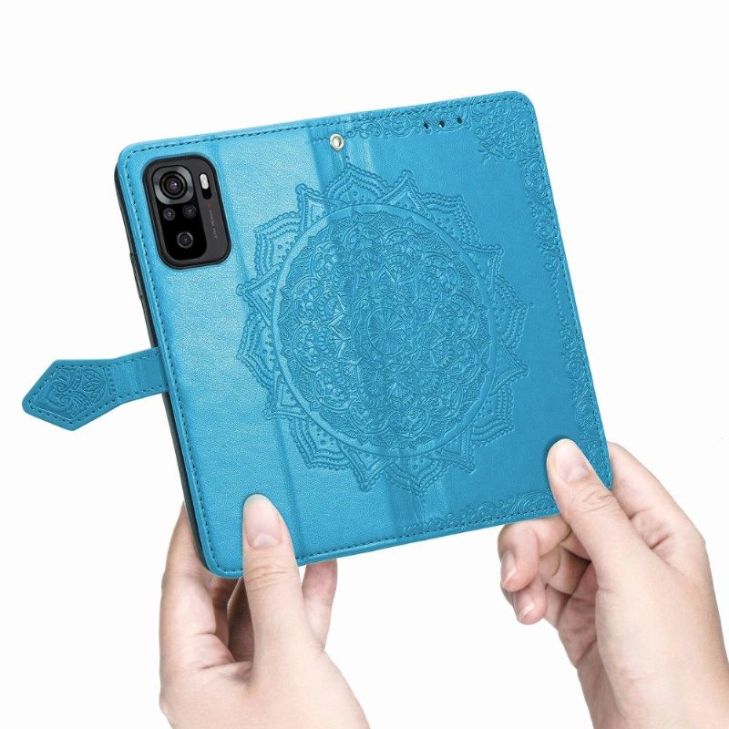 Flipové Pouzdro Na Xiaomi Redmi Note 10 Držák Karty Mandala