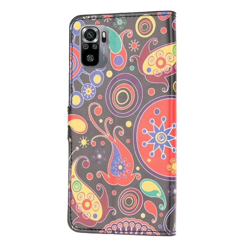 Kožené Pouzdro Na Xiaomi Redmi Note 10 Paisley Flower