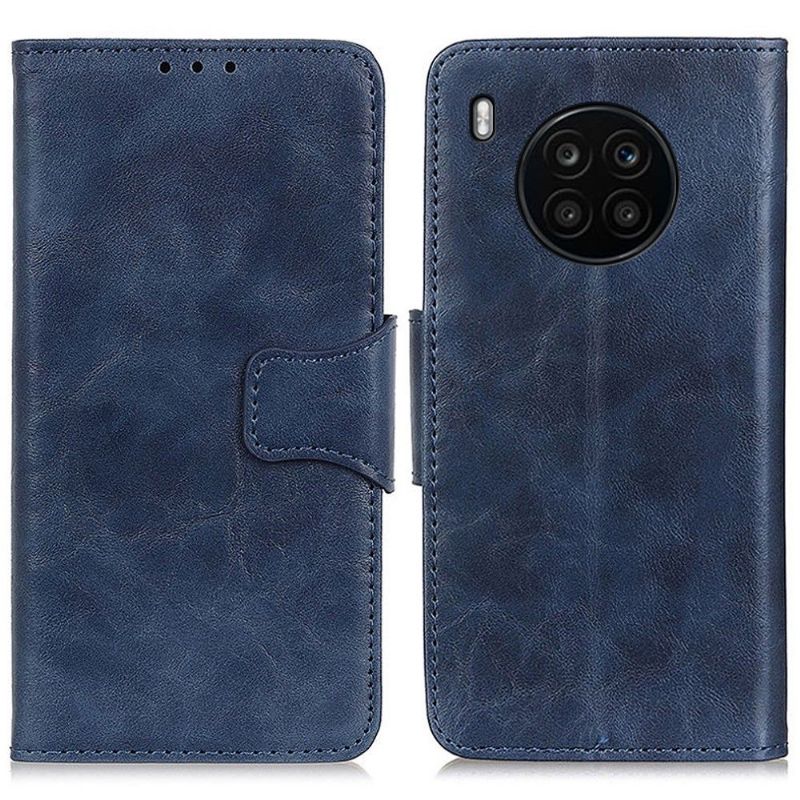 Kožené Pouzdro Folio Na Honor 50 Lite / Huawei Nova 8i Klasická Umělá Kůže Edouard
