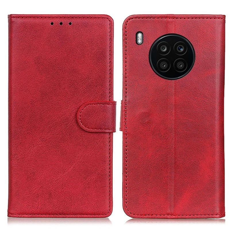 Kožené Pouzdro Na Honor 50 Lite / Huawei Nova 8i Efekt Matné Kůže Marius