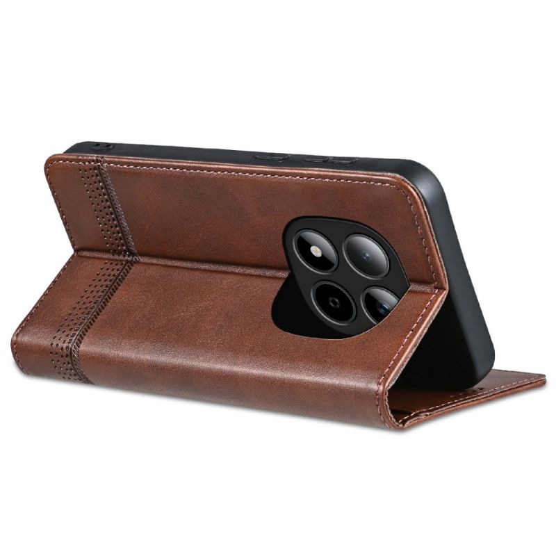 Kožené Pouzdro Folio Xiaomi Redmi Note 15 Pro 5g Azns