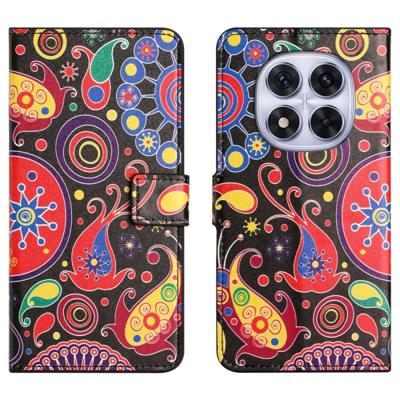 Kožený Kryt Na Xiaomi Redmi Note 15 Pro 5g Galaxický Vzor