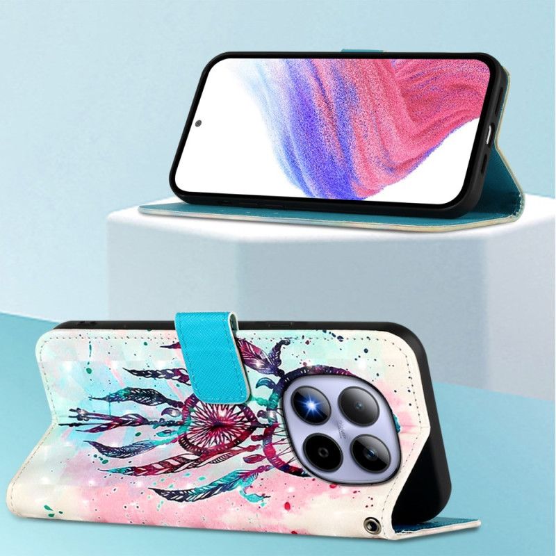 Kožený Kryt Na Xiaomi Redmi Note 15 Pro 5g Lapač Snů