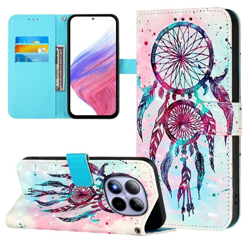 Kožený Kryt Na Xiaomi Redmi Note 15 Pro 5g Lapač Snů