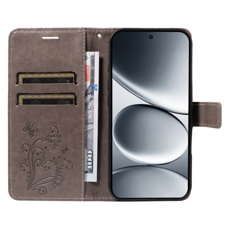 Kožený Kryt Na Xiaomi Redmi Note 15 Pro 5g Obří Motýli